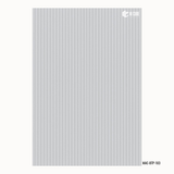 Fluted Solid Acrylic Decorative Laminate – 2.3mm, 8 ft x 4 ft | MAC-BTP-103