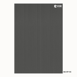 Fluted Metallic Acrylic Decorative Laminate – 2.3mm, 8 ft x 4 ft | MAC-BTP-165