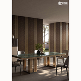 Intera Charcoal Decorative Panel – 8 ft x 2 ft, 4mm | MCD-BTP-105