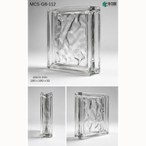 MCS-GB-113 Decorative Glass Brick for Light Diffusing Walls and Partitions
