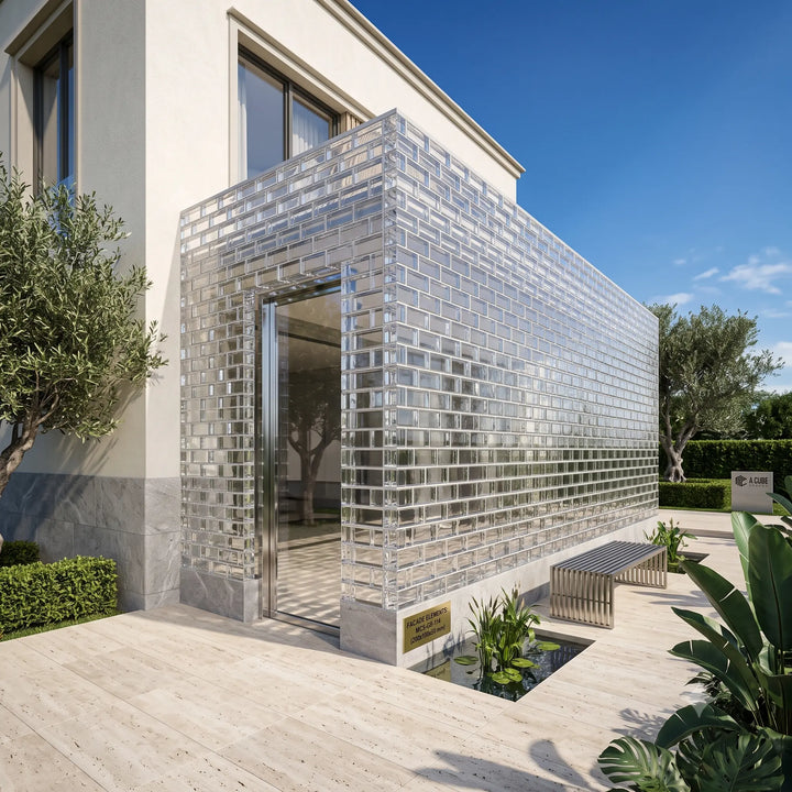 MCS-GB-114 Decorative Glass Brick for Light Diffusing Walls and Partitions inspiration