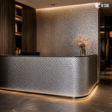 Metallic Ripple Decorative Sheet – 8 ft x 4 ft, 0.5mm | MDS-BTP-110