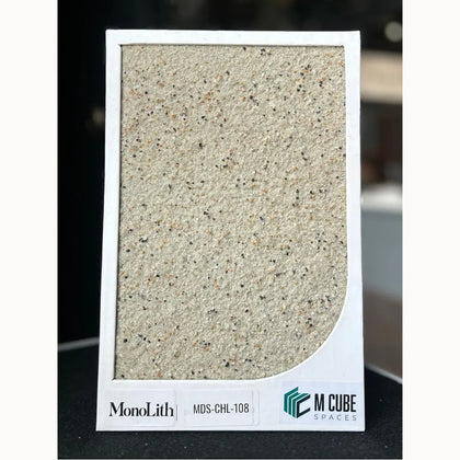 MonoLith Decorative Stone Sheet – MDS-CHL-108 | 8 ft × 4 ft, 1–3 mm