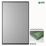 FlexAura Flexible Soft Fluted Panel – 8 ft x 4 ft, 3mm | MFP-BTP-102