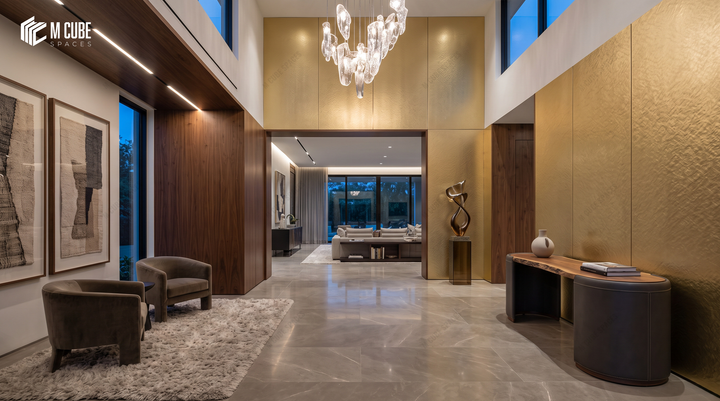 MetalFace metallic finish laminate MLA-TSC-162 luxury interior inspiration, Bangalore, India