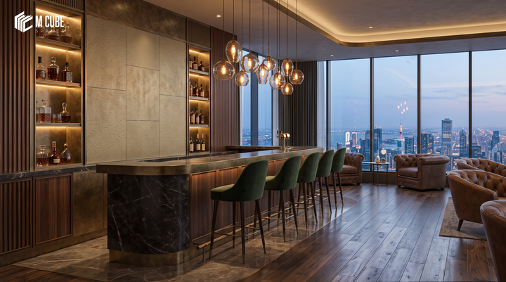 MetalFace metallic finish laminate MLA-TSC-164 luxury interior inspiration, Bangalore, India