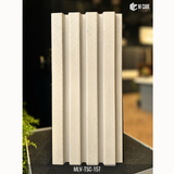 GrainRidge Ivory Oak Finish Louver Panel – MLV-TSC-157 | 9.5 ft × 8 in, 12 mm