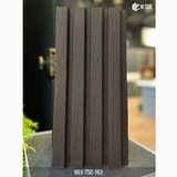 GrainRidge Charcoal Walnut Finish Louver Panel – MLV-TSC-163 | 9.5 ft × 8 in, 12 mm