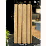 GrainRidge Golden Oak Finish Louver Panel – MLV-TSC-167 | 9.5 ft × 8 in, 12 mm