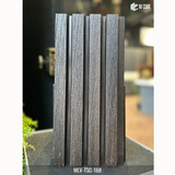 GrainRidge Graphite Ash Finish Louver Panel – MLV-TSC-168 | 9.5 ft × 8 in, 12 mm