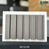 Wood Finish Louver Panel – Deep Cocoa Walnut – 9.5 ft x 4.5 in | MLV-VLJ-226