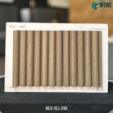 Wood Finish Louver Panel – Rustic Earthsand Oak – 9.5 ft x 4.5 in | MLV-VLJ-246
