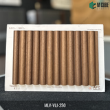 Wood Finish Louver Panel – Scandinavian Teak – 9.5 ft x 4.5 in | MLV-VLJ-250