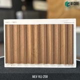 Wood Finish Louver Panel – Scandinavian Teak – 9.5 ft x 4.5 in | MLV-VLJ-258