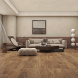 MWF-YLX-101 Ebony Dusk Dark Walnut Engineered Hardwood Flooring - Image 1