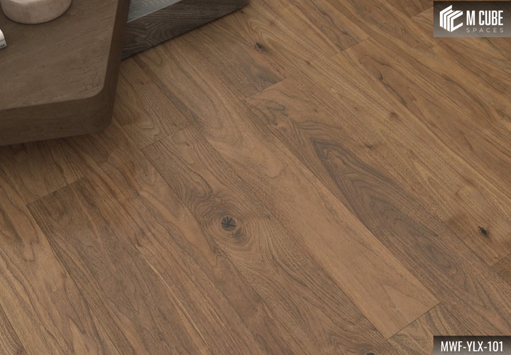 MWF-YLX-101 Ebony Dusk Dark Walnut Engineered Hardwood Flooring - Image 2