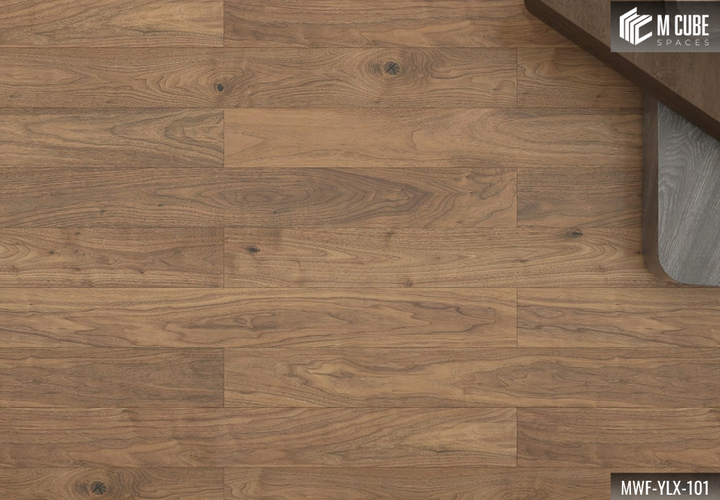 MWF-YLX-101 Ebony Dusk Dark Walnut Engineered Hardwood Flooring - Image 4