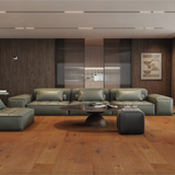 MWF-YLX-103 Charcoal Depths Dark Smoked Oak Engineered Hardwood Flooring - Image 1