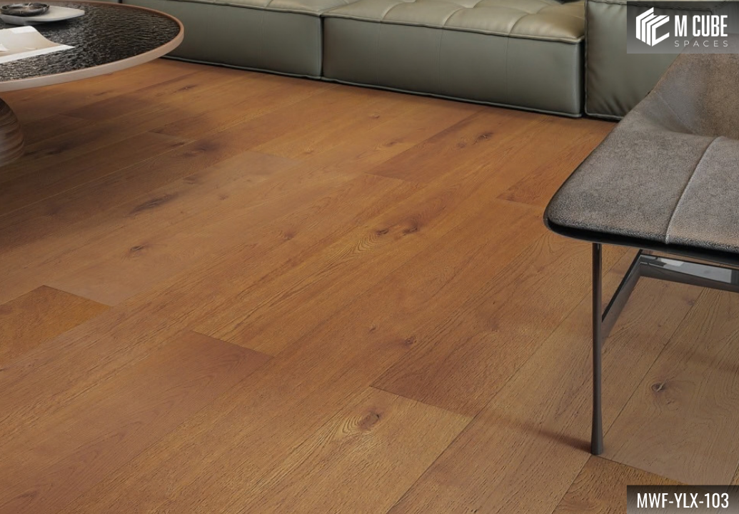 MWF-YLX-103 Charcoal Depths Dark Smoked Oak Engineered Hardwood Flooring - Image 2