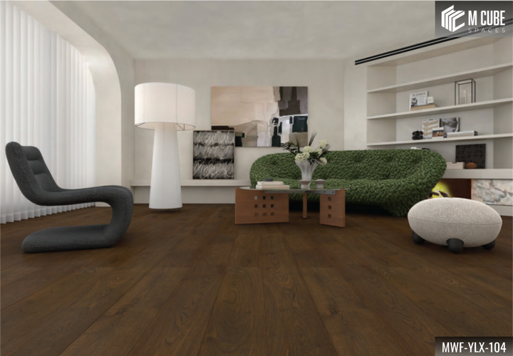MWF-YLX-104 Russet Autumn Dark Stained Oak Engineered Hardwood Flooring - Image 1