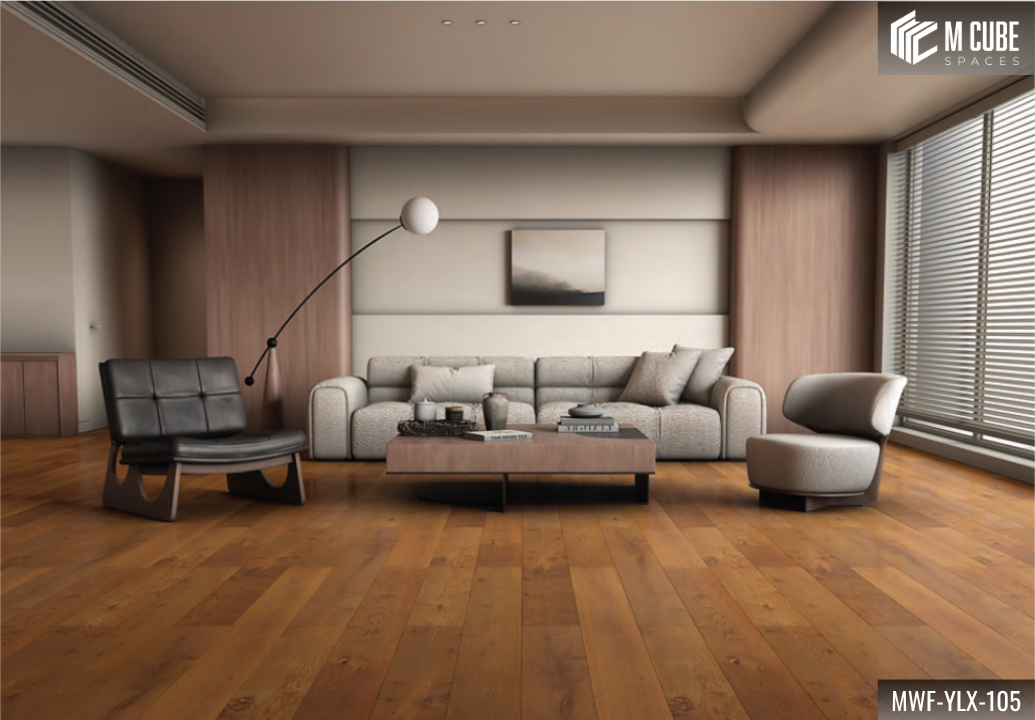 MWF-YLX-105 Copper Luster Medium Smoked Oak Engineered Hardwood Flooring - Image 1