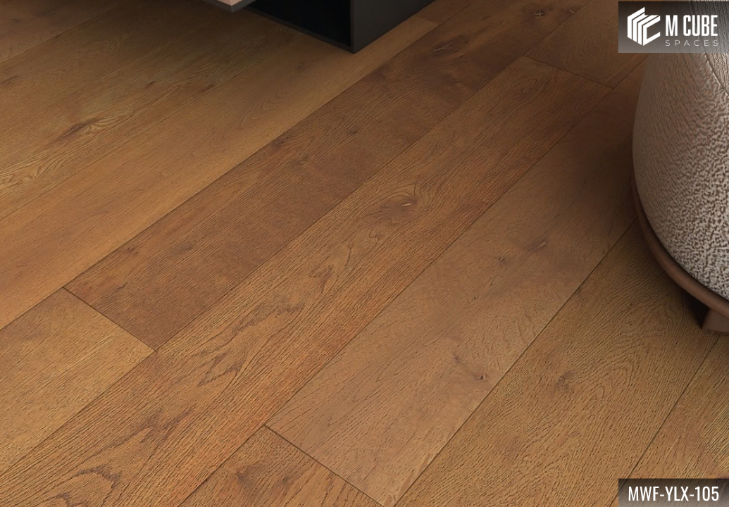 MWF-YLX-105 Copper Luster Medium Smoked Oak Engineered Hardwood Flooring - Image 2