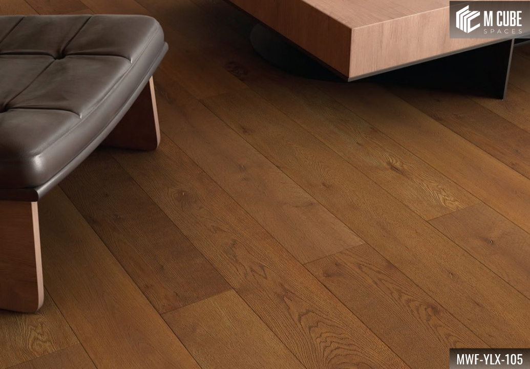 MWF-YLX-105 Copper Luster Medium Smoked Oak Engineered Hardwood Flooring - Image 5