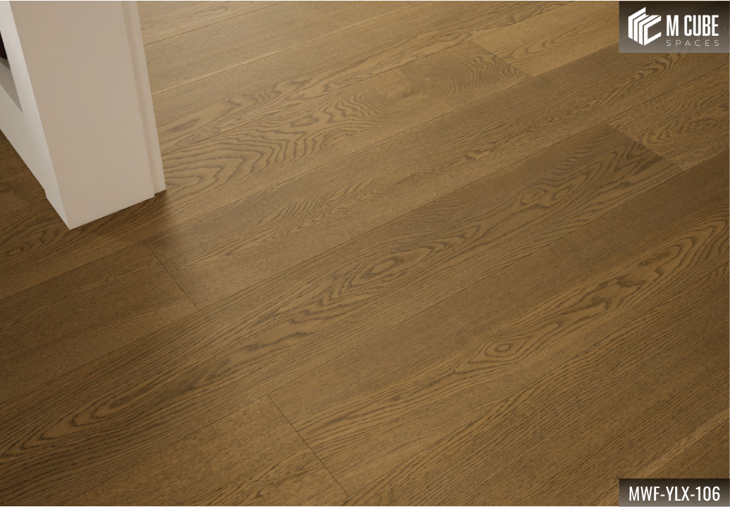 MWF-YLX-106 Harvest Gold Medium Unsmoked Oak Engineered Hardwood Flooring - Image 5