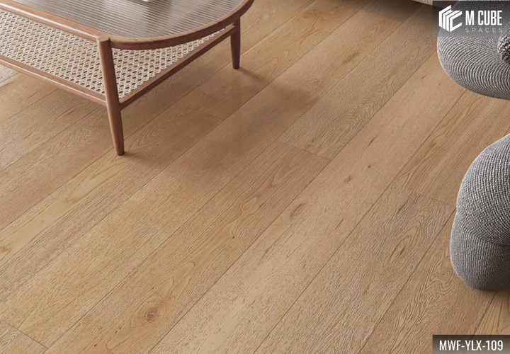 MWF-YLX-109 Beige Radiance Light Unsmoked Oak Engineered Hardwood Flooring - Image 2