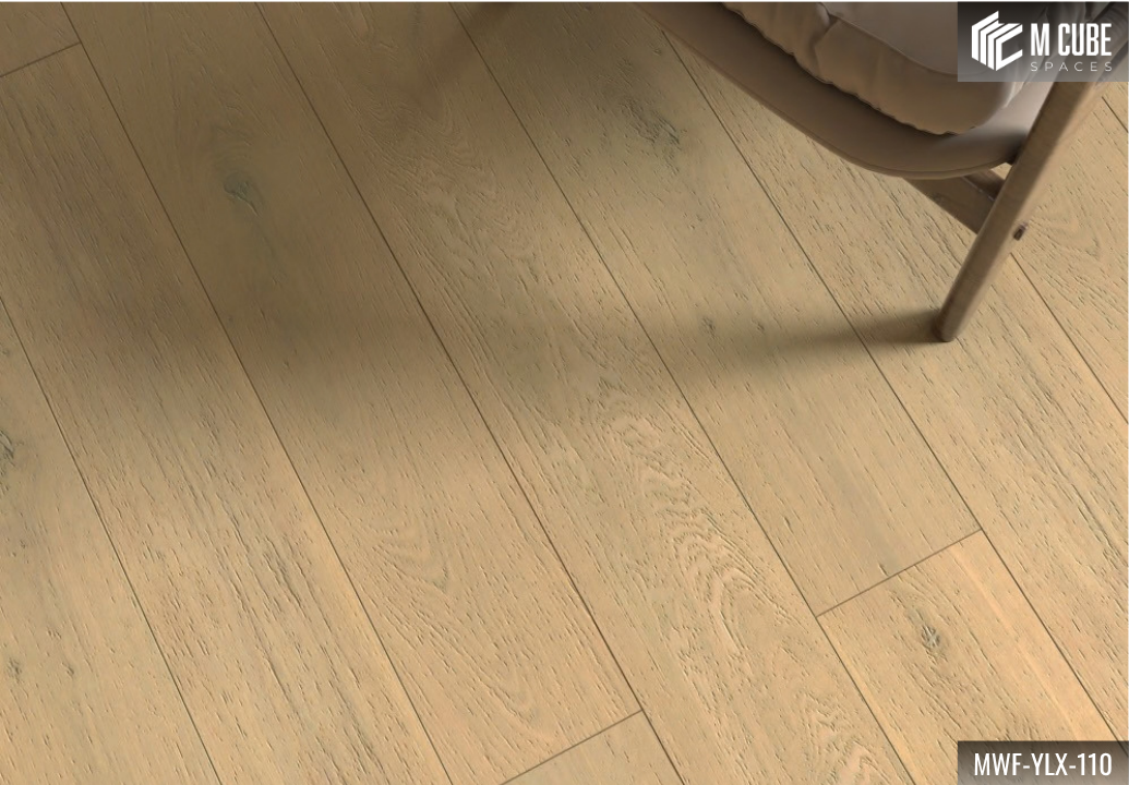MWF-YLX-110 Dawn Whisper Light Unsmoked Oak Engineered Hardwood Flooring - Image 3