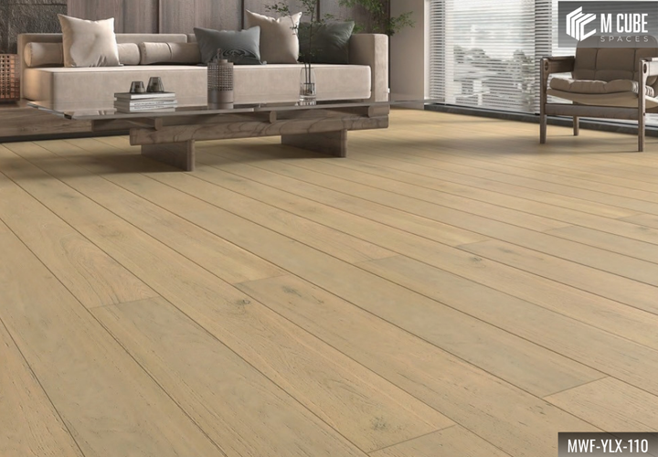 MWF-YLX-110 Dawn Whisper Light Unsmoked Oak Engineered Hardwood Flooring - Image 4