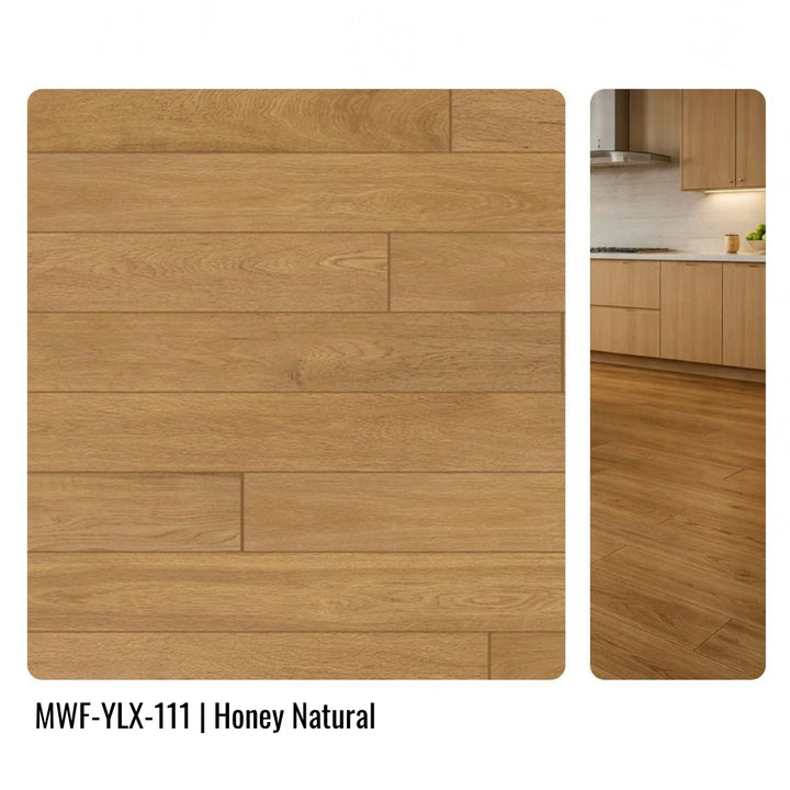 MWF-YLX-111 Honey Natural Oak Engineered Hardwood Flooring