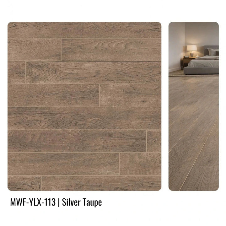 MWF-YLX-113 Silver Taupe Oak Engineered Hardwood Flooring