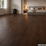MWF-YLX-114 Dark Espresso Oak Engineered Hardwood Flooring Interior Application
