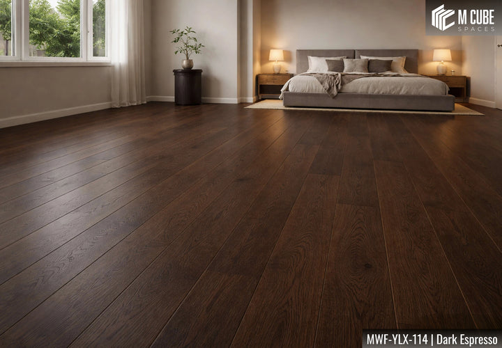 MWF-YLX-114 Dark Espresso Oak Engineered Hardwood Flooring Interior Application