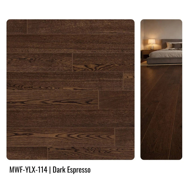 MWF-YLX-114 Dark Espresso Oak Engineered Hardwood Flooring