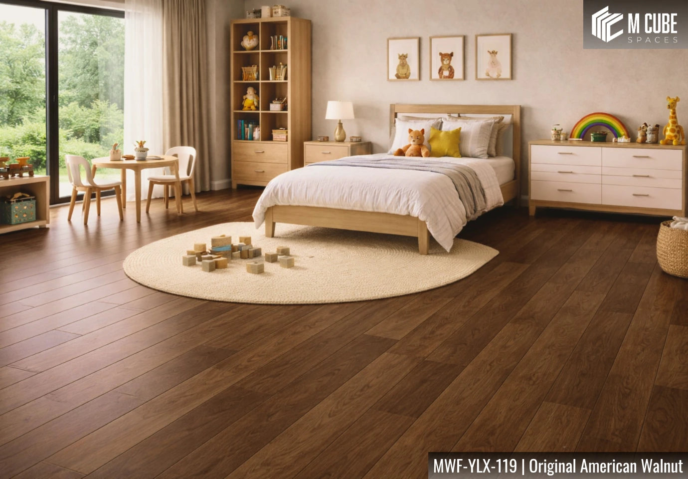 MWF-YLX-119 Original American Walnut Engineered Hardwood Flooring