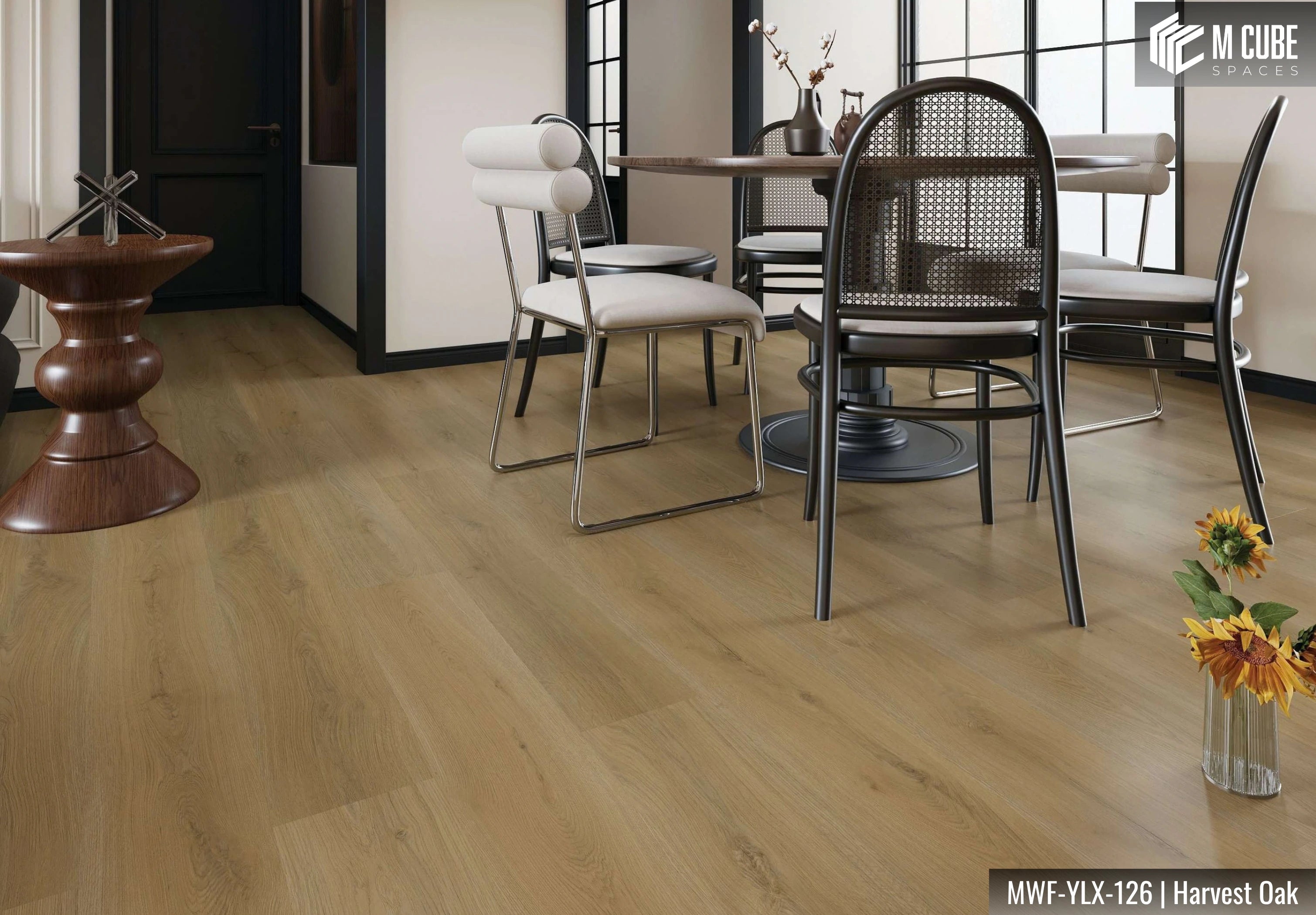 MWF-YLX-126 Harvest Oak Laminated Wooden Flooring