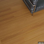 MWF-YLX-128 Saffron Teak Laminated Wooden Flooring Interior Application