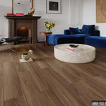 MWF-YLX-129 Cocoa Walnut Laminated Wooden Flooring