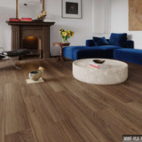 MWF-YLX-129 Cocoa Walnut Laminated Wooden Flooring