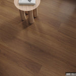 MWF-YLX-131 Toffee Walnut Laminated Wooden Flooring Interior Application