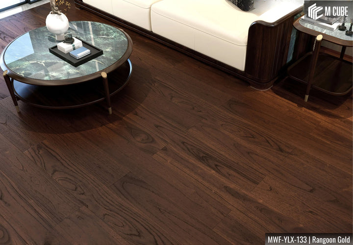 MWF-YLX-133 Rangoon Gold Solid Hardwood Flooring Interior Application 1