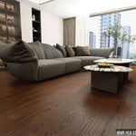 MWF-YLX-135 Hudson Walnut Solid Hardwood Flooring Interior Application 2