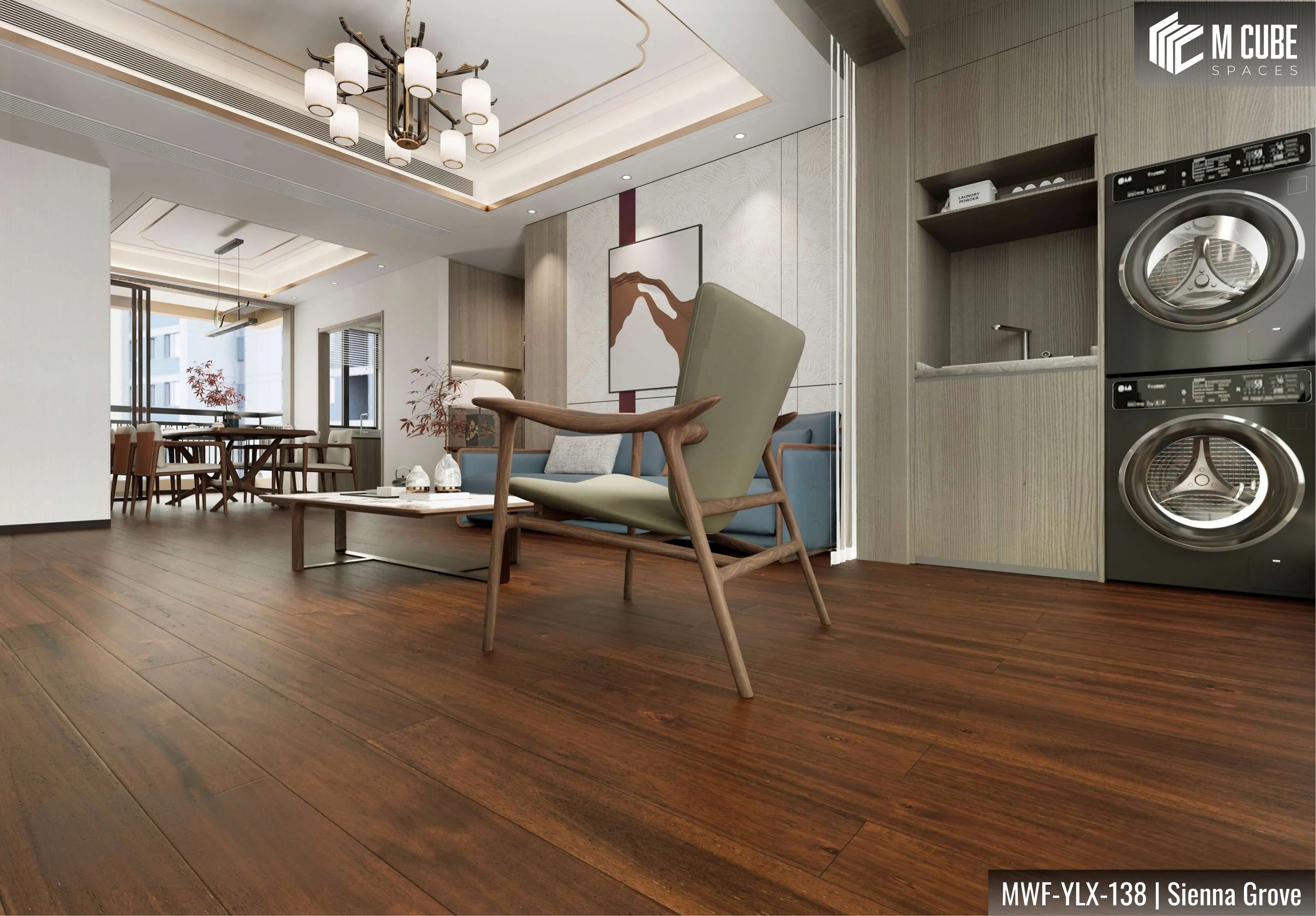 MWF-YLX-138 Sienna Grove Solid Hardwood Flooring Interior Application 2
