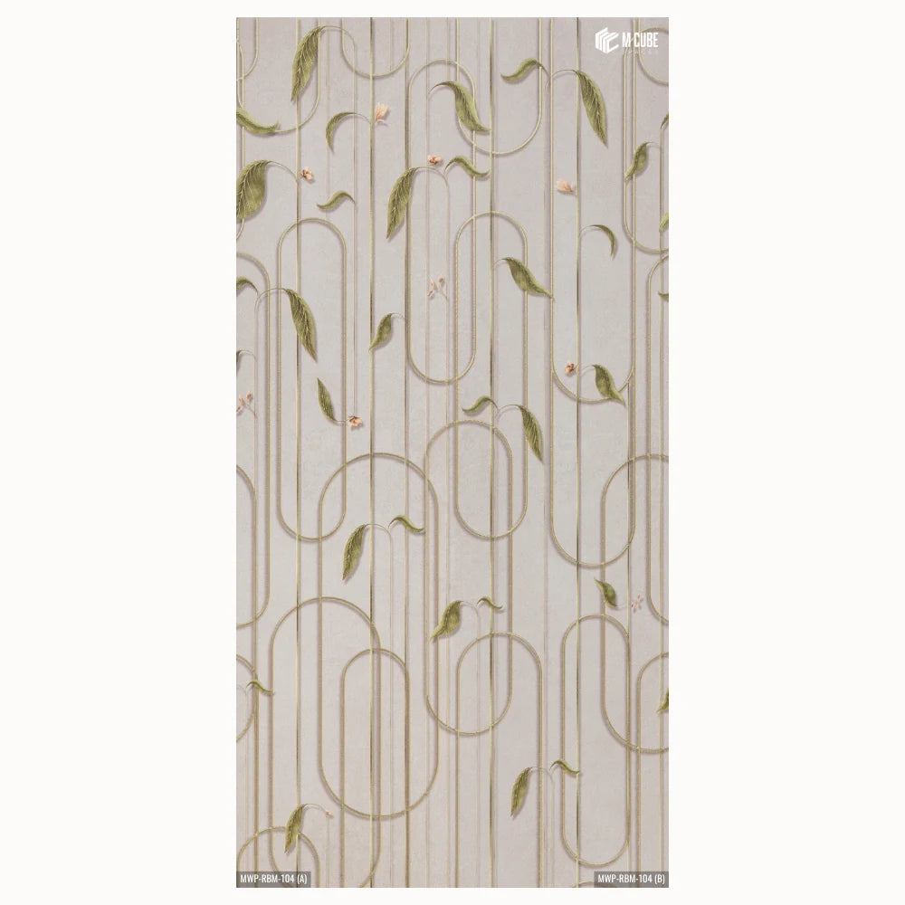 Aakar Art-Inspired Decorative Wall Panel 8 ft × 2 ft 5 mm – MWP-RBM-104 (A/B)