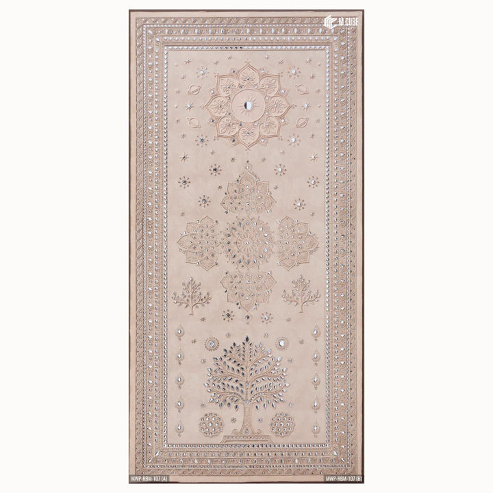 Aakar Art-Inspired Decorative Wall Panel 8 ft × 2 ft 5 mm – MWP-RBM-107 (A/B)
