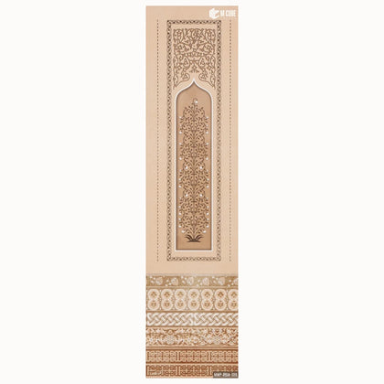 Aakar Art-Inspired Decorative Wall Panel – 8 ft × 2 ft – 5 mm | MWP-RBM-109