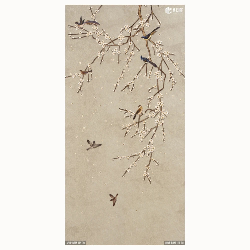 Aakar Art-Inspired Decorative Wall Panel 8 ft × 2 ft 5 mm – MWP-RBM-114 (A/B)