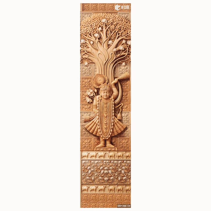 Aakar Art-Inspired Decorative Wall Panel 8 ft × 2 ft 5 mm – MWP-RBM-120